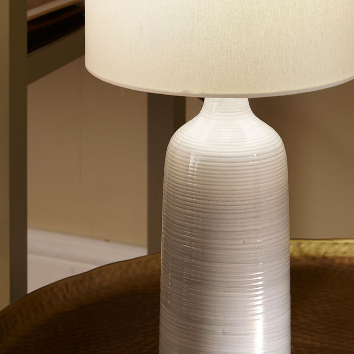 Venus Blue & Grey Ombre Ceramic Table Lamp