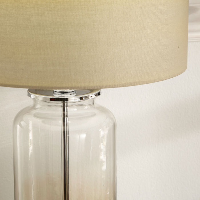 Vivienne Lustre Ombre Glass Table Lamp ( Due Back In 31/01/25 )