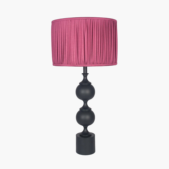 Asilah Matt Black Metal Table Lamp Base