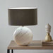 Crestola Table Lamp - White Marble Effect - Ceramic - Small - Decor Interiors