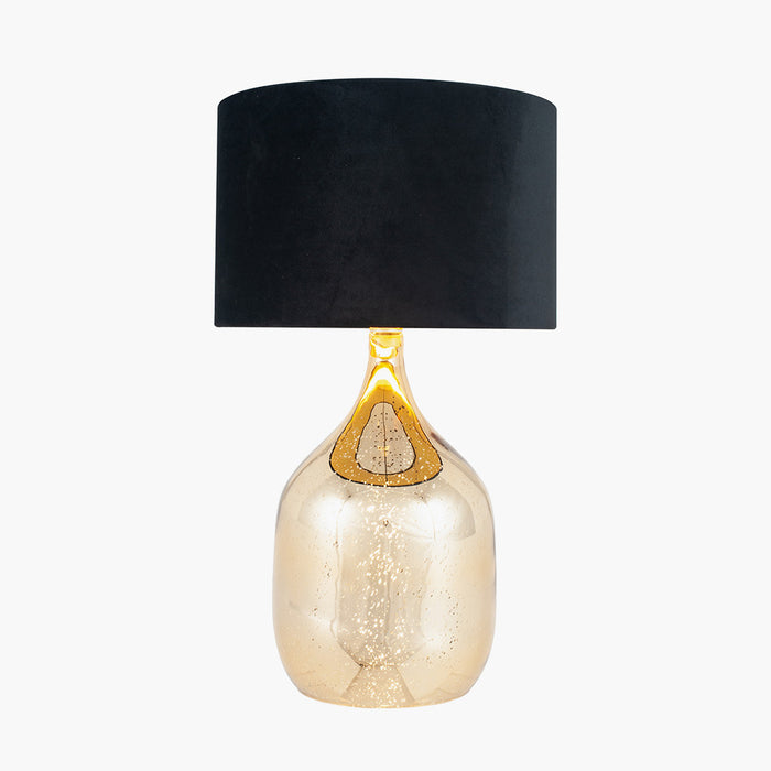 Stellar Champagne Gold Glass Dual Light Table Lamp ( Due Back In 15/02/25 )