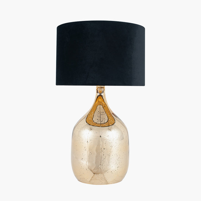 Stellar Champagne Gold Glass Dual Light Table Lamp ( Due Back In 15/02/25 )