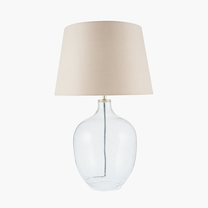 Islay Clear Bubble Glass Table Lamp