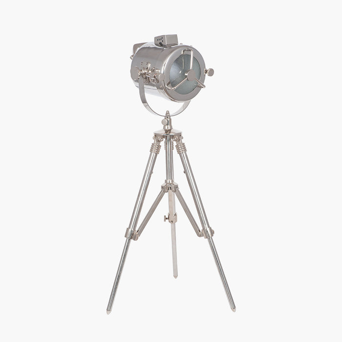 Marine Nickel Searchlight Table Lamp