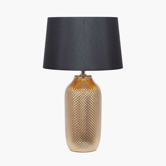 Nova Gold Textured Ceramic Table Lamp