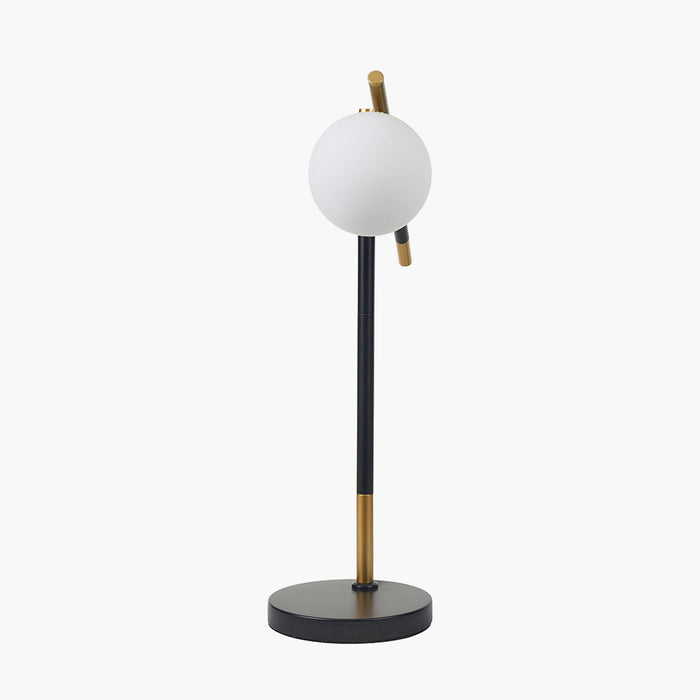 White orb table deals lamp