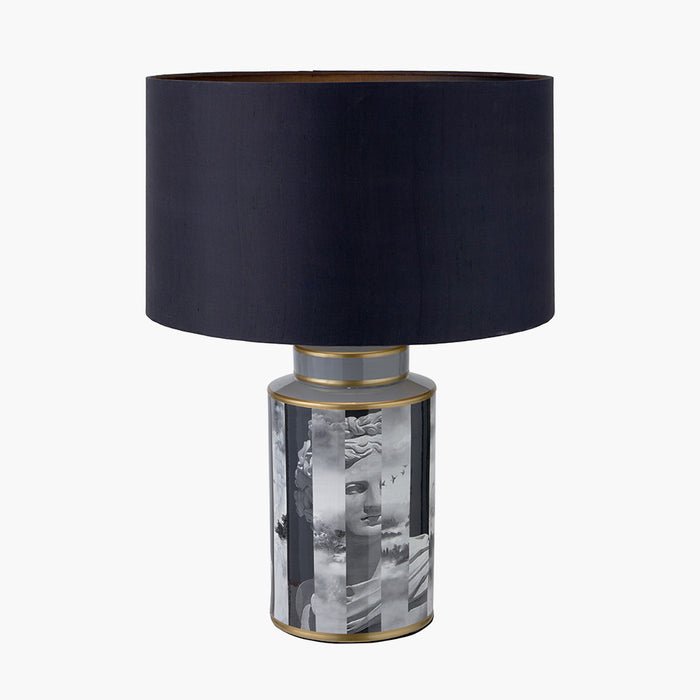 Fenella Black & White Photographic Design Table Lamp