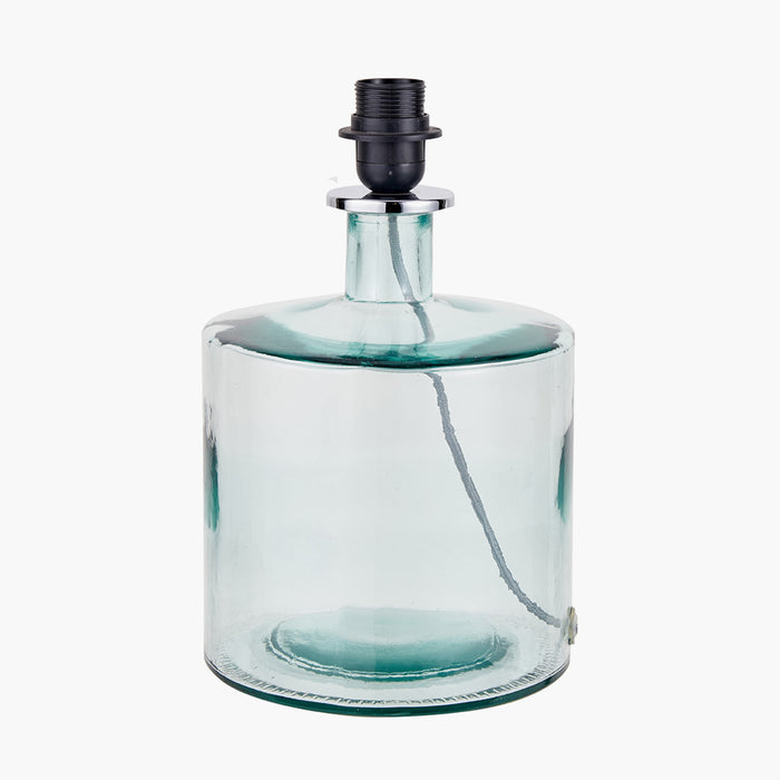 Elian Clear Glass Bottle Table Lamp