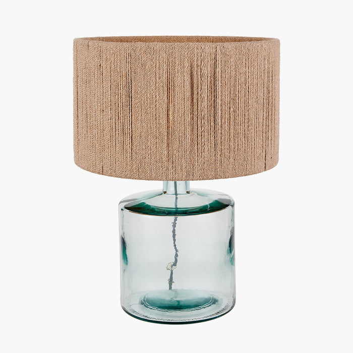 Elian Clear Glass Bottle Table Lamp