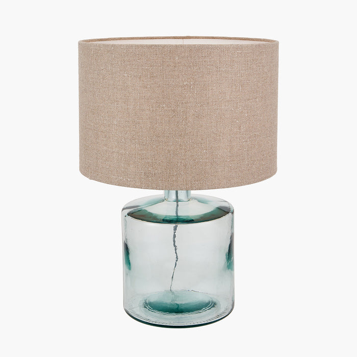 Elian Clear Glass Bottle Table Lamp