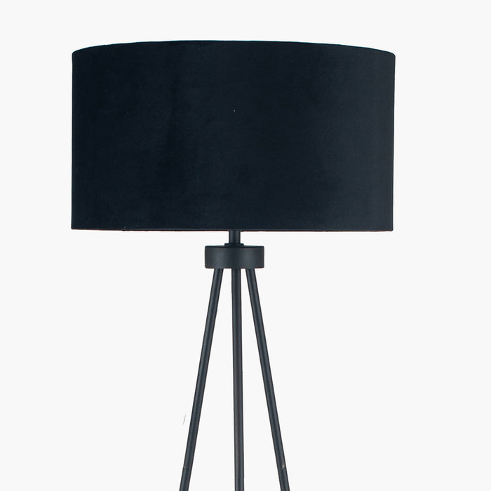 Houston Matt Black Tripod Floor Lamp