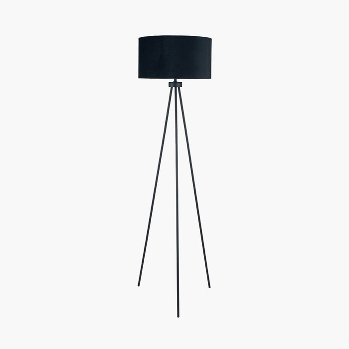 Houston Matt Black Tripod Floor Lamp