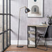 Augusto Black & Gold Task Floor Lamp with Moveable Head - 170cm