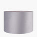 Katrine Light Grey Velvet Cylinder Shade