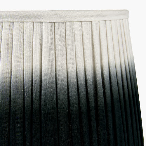 Vilma Black Ombre Soft Pleated Tapered Shade- 40cm 