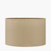 Wilma Taupe Oval Poly Cotton Shade- 35cm