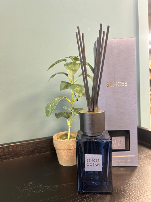 Sences Mini Ocean Reed Diffuser - 120ml - Fresh Seaside Fragrance