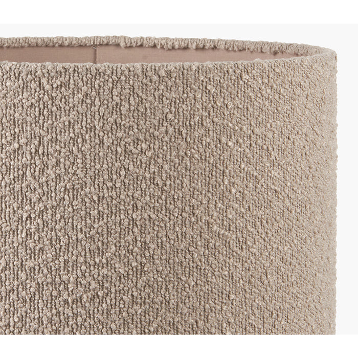 Viviane Taupe Boucle Cylinder Shade