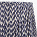 Kristina Blue Chevron Mushroom Pleat Shade- 35cm