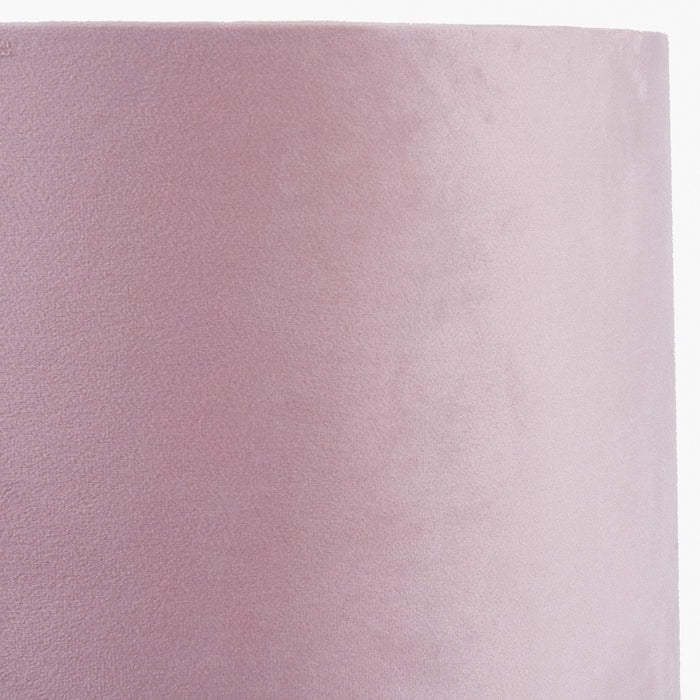 Isaline Blush Velvet Cylinder Shade