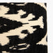 Sif Black Ikat Patterned Cylinder Shade- 30cm