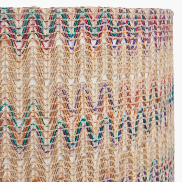 Ågot Multi Colour Woven Cylinder Shade