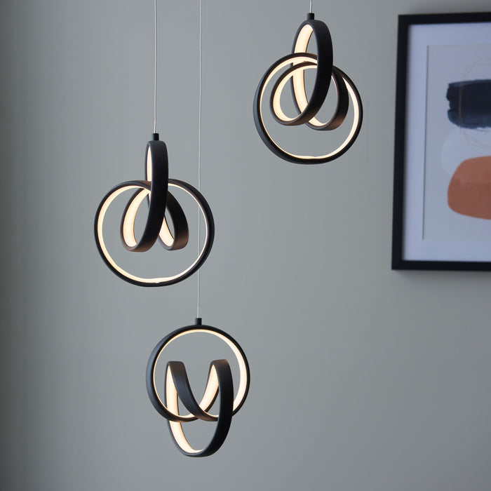 Cosma Matte Black Pendant Ceiling Light