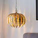 Delphine Gold Leaf Ceiling Light Pendant