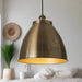 Franklin Pendant Light Large in Antique Brass