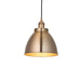 Franklin Antique Brass Industrial Pendant Ceiling Light - Small