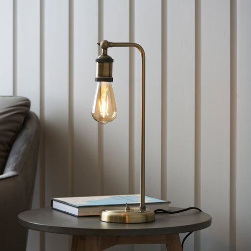 Hal Lamp in Antique Brass