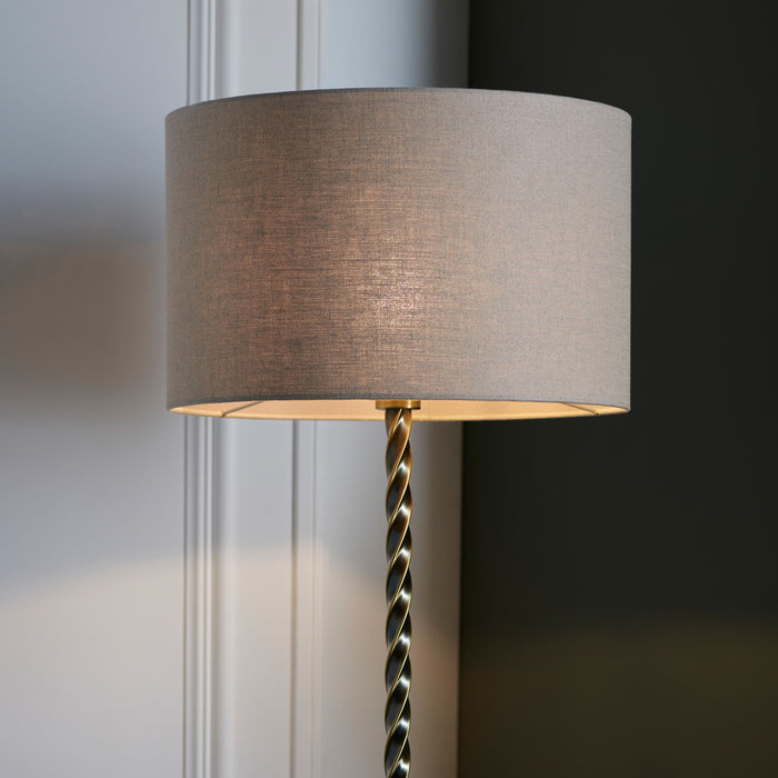 Suki Floor Lamp in Antique Brass