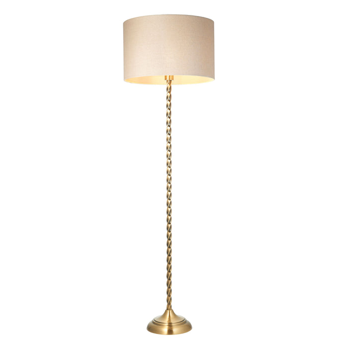 Suki Floor Lamp in Antique Brass