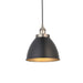 Franklin Black & Pewter Pendant Ceiling Light