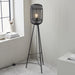 Mathias Lamp Floor in Black / Natural