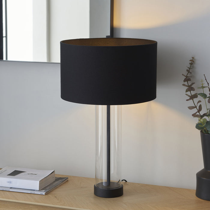 Lessina Table Lamp in Black