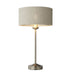 Highclere Lamp in Chrome / Natural