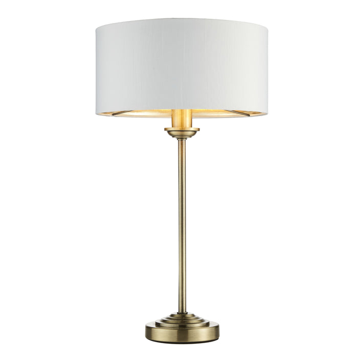 Highclere Lamp in Antique Brass