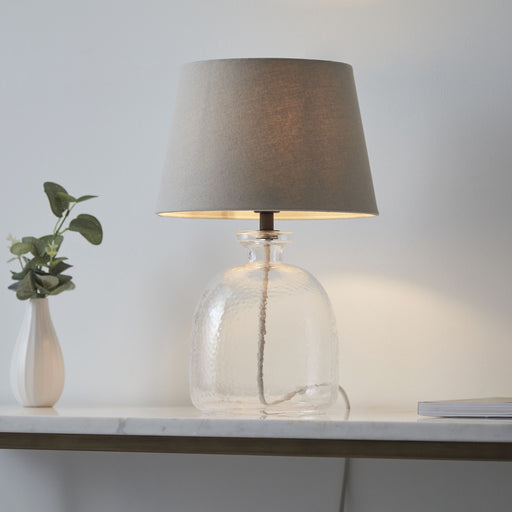 Lyra Lamp in Clear / Grey