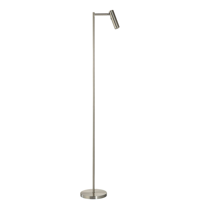 Dedicated Silver Metal Readers Floor Lamp