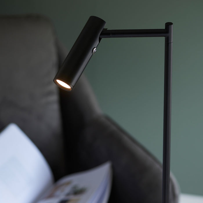 Dedicated Black Metal Readers Floor Lamp