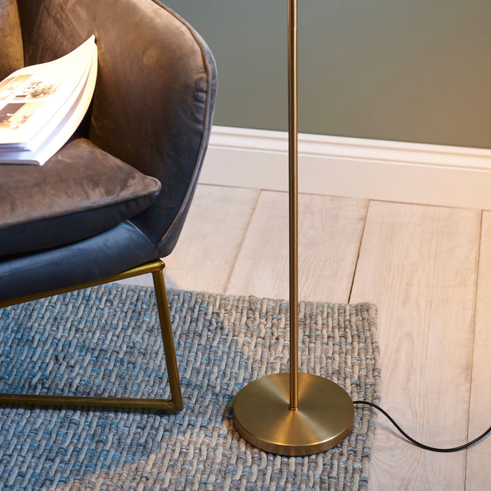 Dedicated Brass Metal Readers Floor Lamp