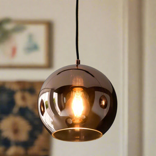 Boli Black & Copper Ceiling Pendant Light