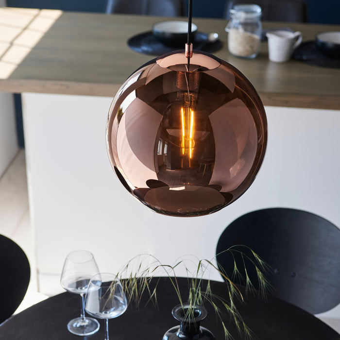 Boli Black & Copper Ceiling Pendant Light