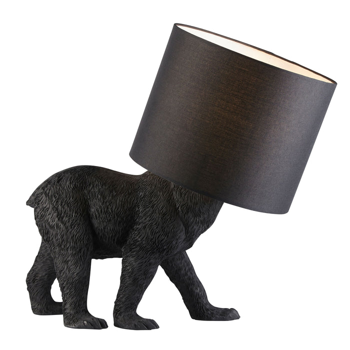 Barack Bear Table Lamp in Black