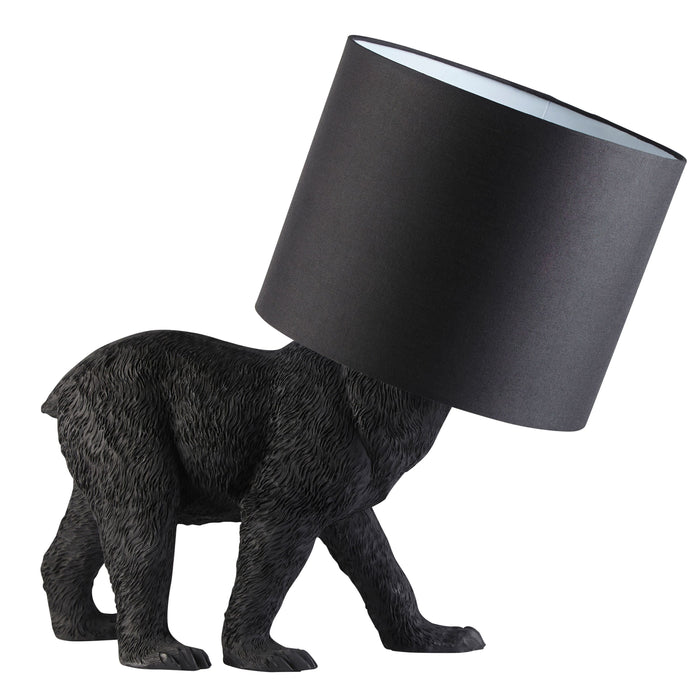 Barack Bear Table Lamp in Black