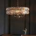 Clifton Nickel & Glass Ceiling Pendant Light