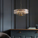 Clifton Antique Brass & Glass Ceiling Pendant Light