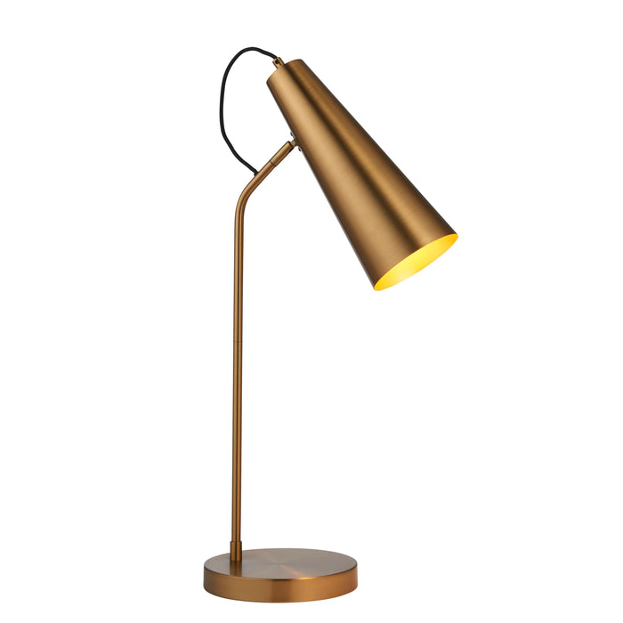 Karna Desk / Table Lamp in Antique Brass