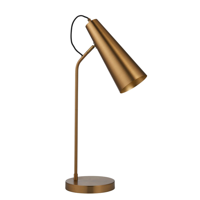 Karna Desk / Table Lamp in Antique Brass